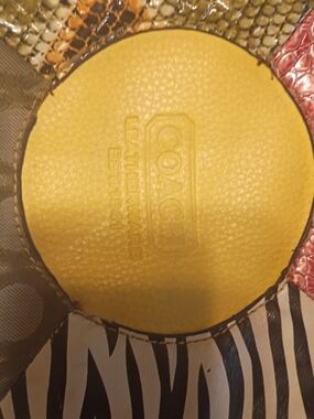 Women’s Multicolor Leather Hobo Bag - Yellow Accent